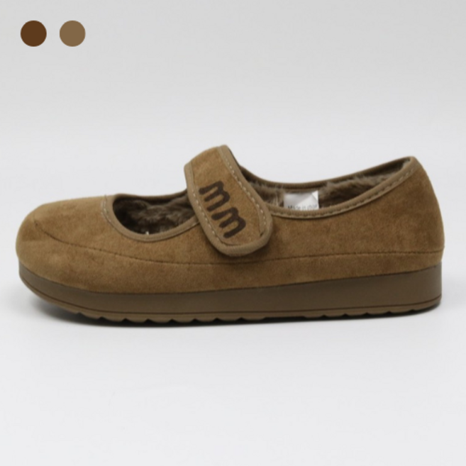 페조 여성 메리제인 양털 로퍼 겨울 플랫슈즈 PZSL-SZ-SM-5202