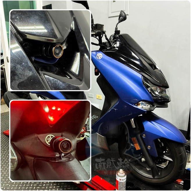 YAMAHA SMAX 星易科技 機車行車記錄器 雙鏡頭, 獅子座2 + 128G記憶卡