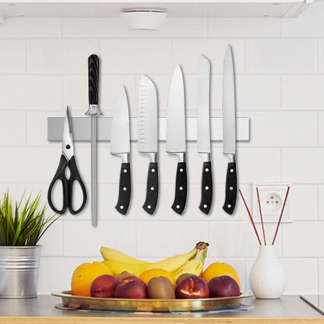 마그네틱 자석형 스테인레스 304 주방 칼 거디채 칼블럭 칼 정리대, 1개