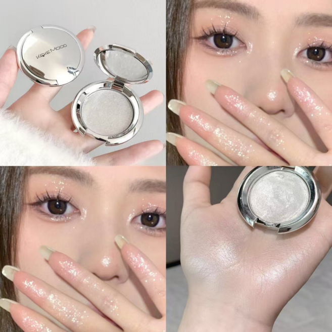 하이라이트크림 펄 톤업 눈밑하이라이트반짝이 다기능 하이라이터, 1개, 01#문라이트