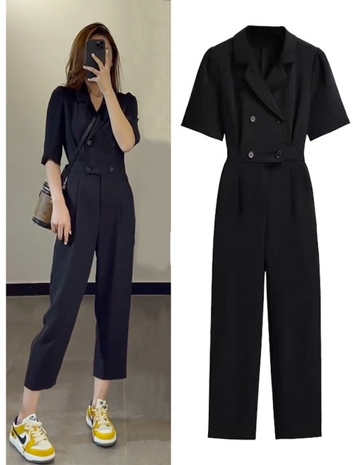 [플레르] 점프수트 원피스 트렌디 셔츠 슬랙스