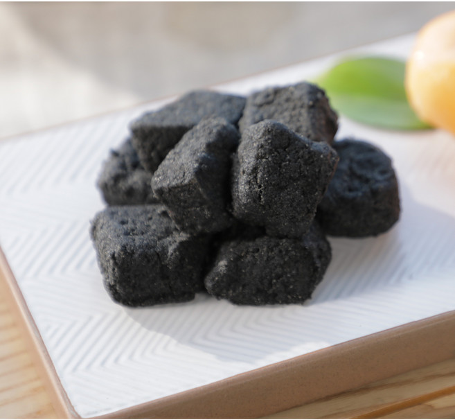 [신라병가] 아침대용 골프간식 고소한 흑임자인절미, 25개, 40g