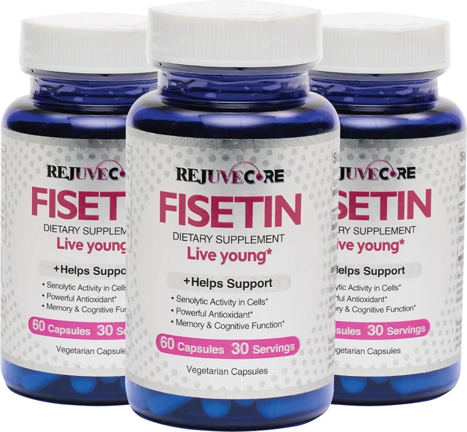 피세틴 고순도98% 바이오페린 베지캡슐 180정 3달치 리쥬브코어, 3개, 60정 - 쿠팡