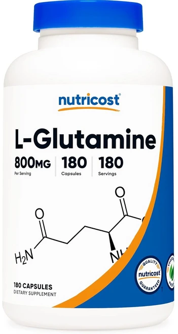 뉴트리코스트 L-글루타민 800mg 180 캡슐, 180정, 4개 - 쿠팡