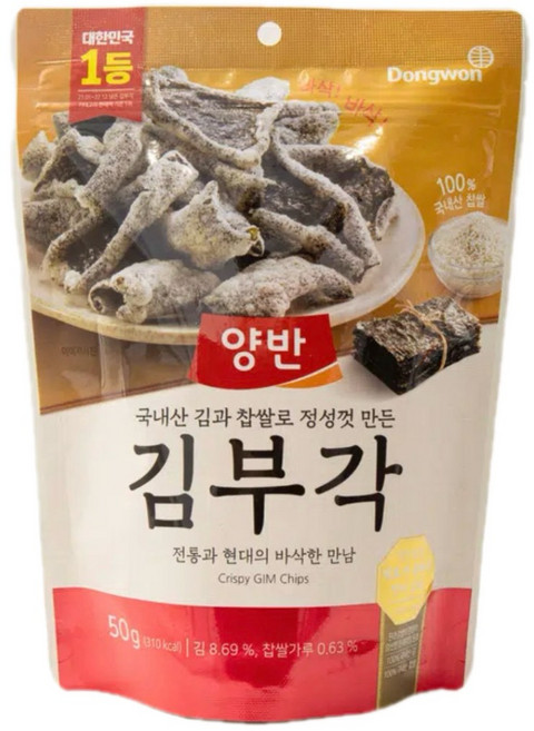 양반 김부각, 50g, 1개