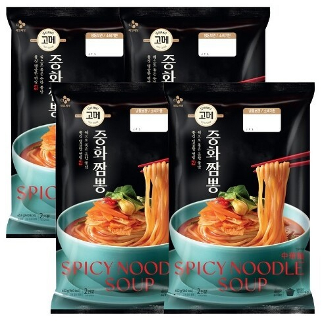 고메 중화 짬뽕, 4개, 652g
