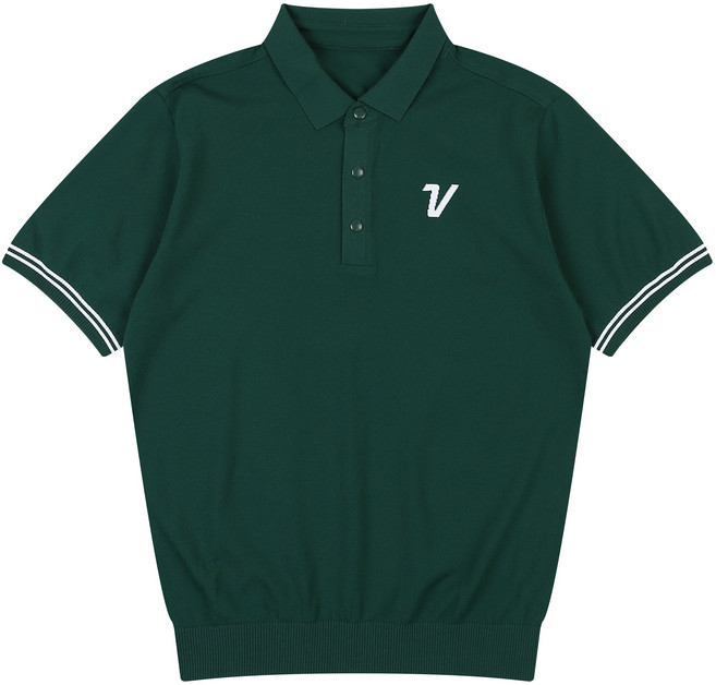 볼빅 10%다운로드쿠폰 남성 골프 에센셜 반팔 카라 스웨터 VMKTO391_DE