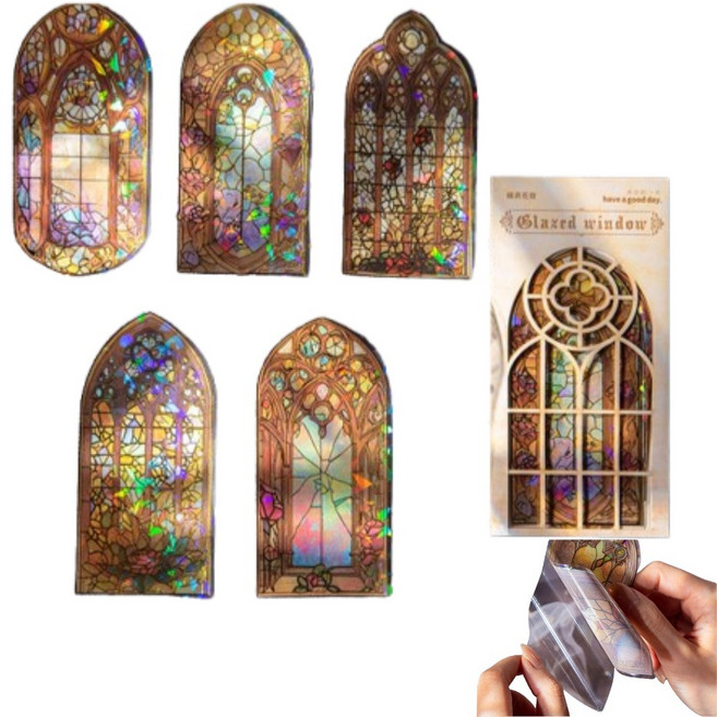 바이유즈 다꾸스티커 글라스윈도우, 오렌지글라스