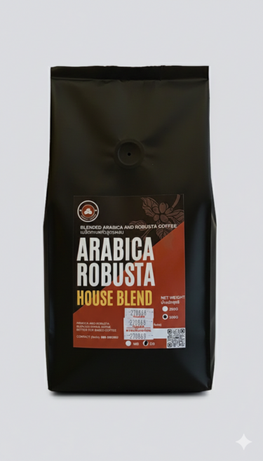 원두커피 하우스브랜드 로스팅 태국 도이창 원두커피 아라비카와 로부스타 조화 고급스러운 가격저렴, 1개, 500g, 홀빈(분쇄안함)