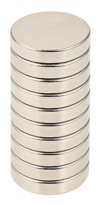 셀렉디 네오디움 자석, 10개, 지름20mm*두께2mm