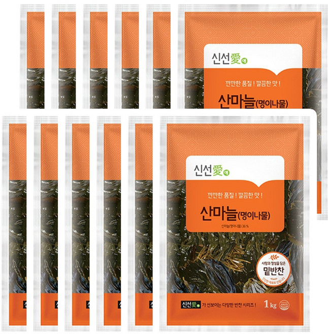 신선애 산마늘 명이나물 1kg x 12개