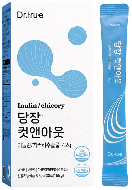 닥터트루 당장 컷앤아웃 식이섬유 식후 혈당 스파이크 조절 LDL 콜레스테롤 관리, 1개, 165g