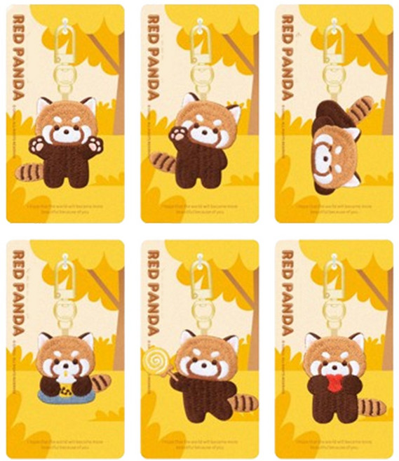 크군 액세서리 레서 판다 와펜 열쇠고리