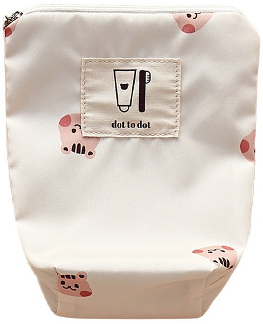 돗투돗 캐릭터나염 어린이집 방수 파우치, 돗람이