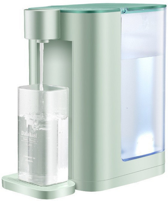 即熱式飲水機速熱便攜迷你小型直飲加熱一體臺式桌面家用飲熱水機, 1個, 1L, 綠色單機:美規