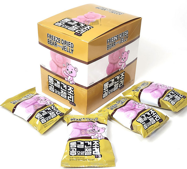 동결건조 곰모양젤리, 16개, 13g