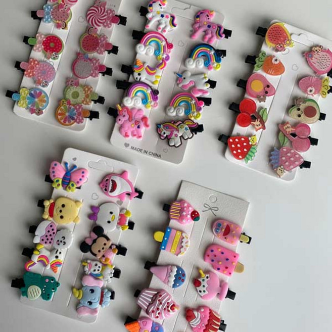 [1+1 세트] 워더미 알록달록 키즈 헤어 10pcs 세트 F316