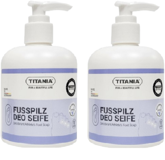 발냄새 티타니아 발샴푸 300ml 풋샴푸 무조메 발바닥 습진 무좀 발 풋 케어, 1개입, 1개