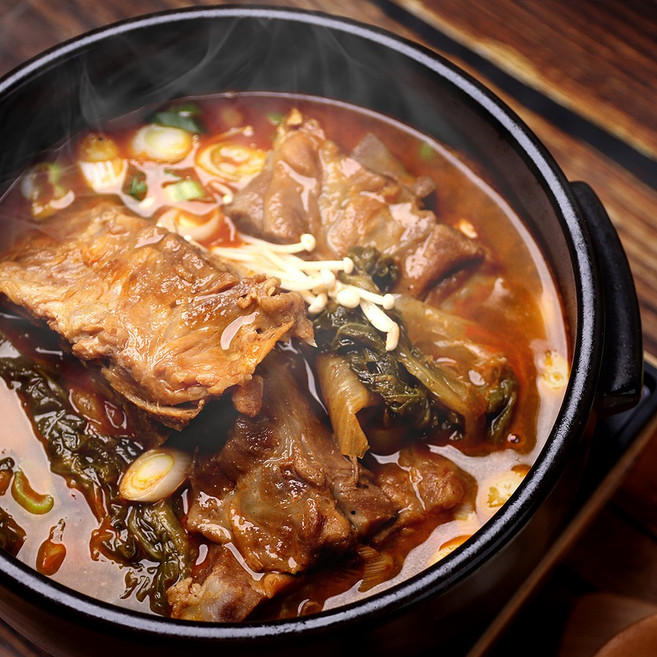 진하고 개운한 우거지 뼈해장국 즉석국 간편식 국물요리, 4개, 900g
