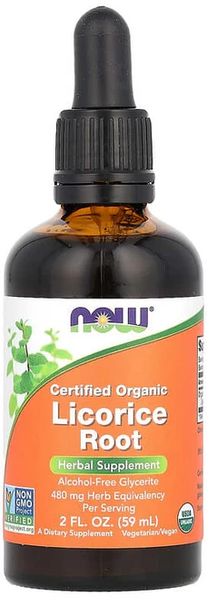 NOW Foods 유기농 인증 감초 뿌리 480mg 59ml(2fl oz) NOW-04959, 1개, 59ml - 쿠팡