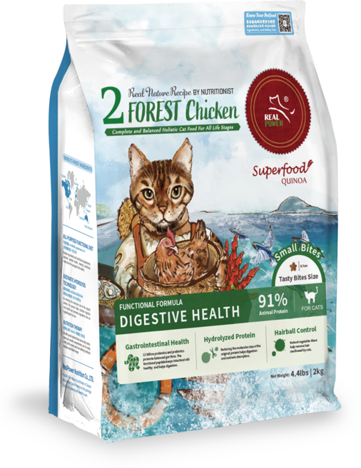 Real Power 瑞威 森林燉雞貓飼料, 2kg, 1個, 雞