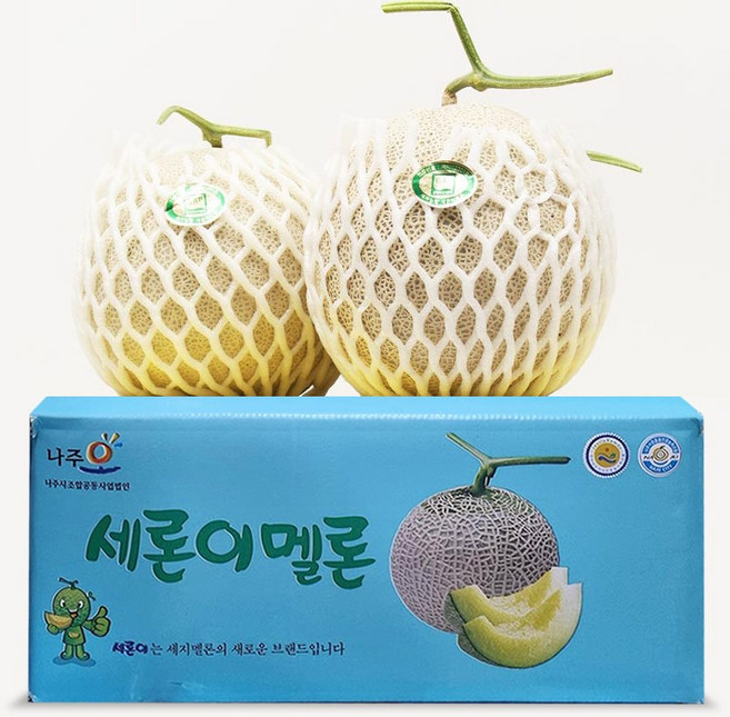 고당도 멜론 특품 세지 메론 정품, 1박스, 5kg 2수, 세지메론 상(파란박스)