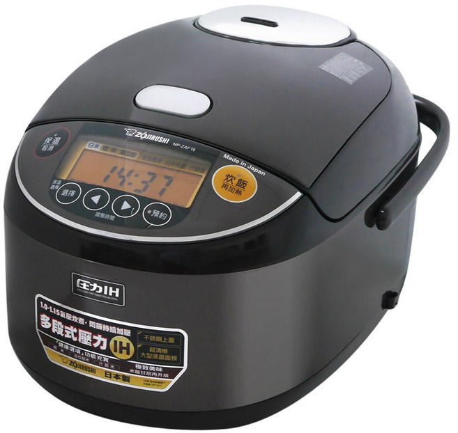 象印 NP-ZAF10 6人份 壓力IH 微電腦電子鍋, 深棕色
