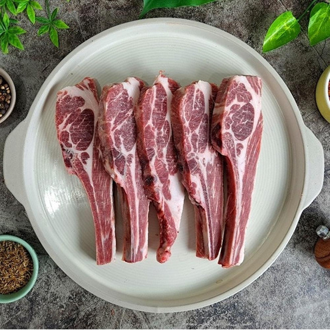 VGD 호주산 어린양 숄더랙 바베큐 통두께 절단없음 2kg 양갈비 양고기, 통두께(절단없음), 1개
