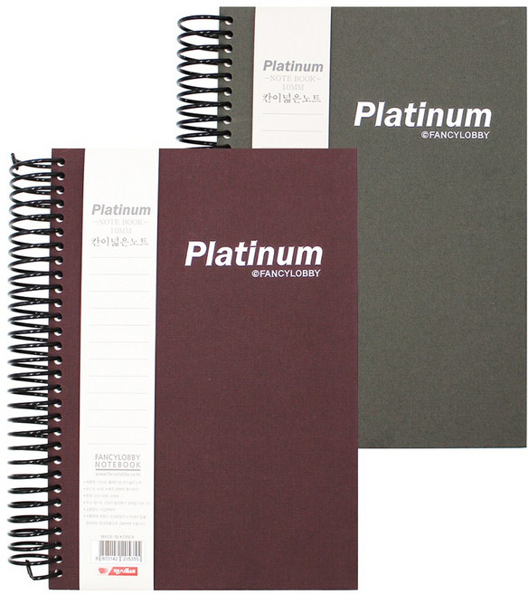 10000 팬시로비 플래티넘 칸이넓은노트 랜덤, 2개