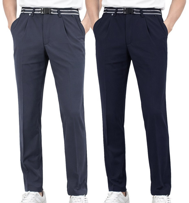 2장 봄가을 남성 베이직 무지 팬츠 28~46 빅사이즈 남자 바지 J443