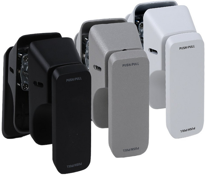 (락이록이) 국산 방문손잡이 푸쉬풀손잡이 푸시풀문고리 푸시풀손잡이, 블랙, 1개