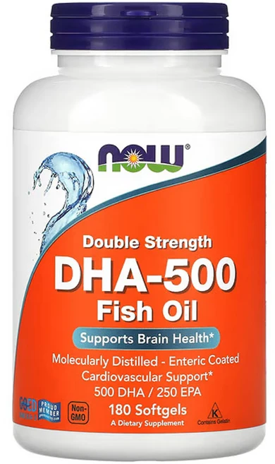 나우푸드 오메가3 DHA500 180개, 1개, 180정 - 쿠팡