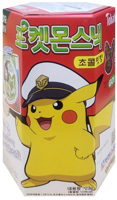 포켓몬스낵 초콜릿향, 23g, 6개