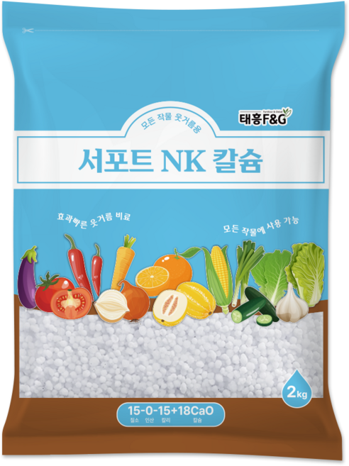 서포트 NK칼슘 2kg 웃거름 추비 고추 마늘 양파 유니 엔케이, 단품, 1개