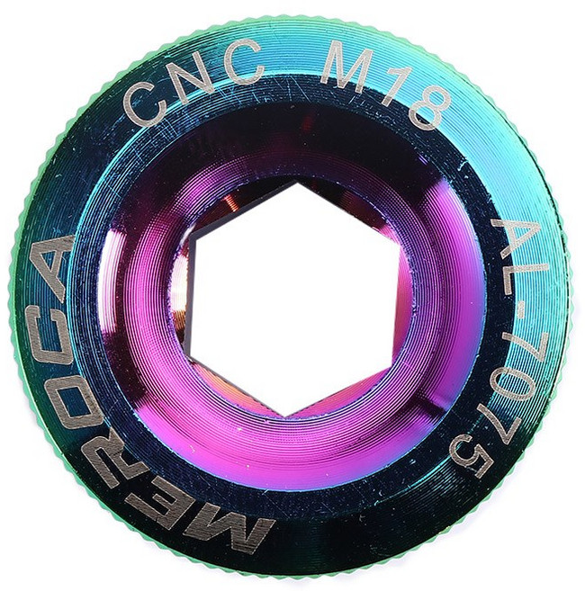 자전거 부품 알루미늄 하단 합금 볼트 크랭크 브래킷 고정 커버 나사, rainbow, M20, 1개, 11. rainbow-M20