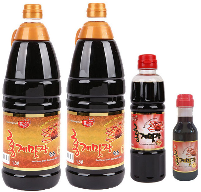 류맛간장 700ml증정 홍일식품 홍게간장 홍게맛장소스골드, 2개, 1.8L