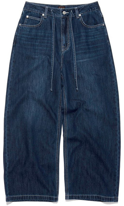 LEE 우먼 썸머 오버사이즈드핏 텐셀 데님 팬츠 인디고 다크 468491