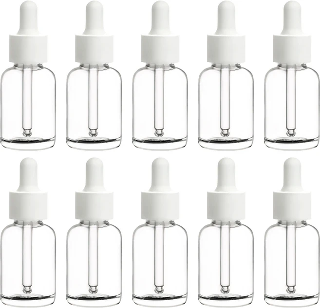 닥터보틀 프리미엄 고중량 유리 스포이드 25ml 화장품공병 앰플 오일 용기, 10개, 투명 고중량 - 쿠팡