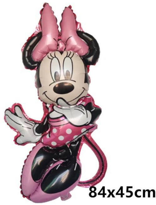 대형 미키 미니 마우스 호일 풍선 생일 파티 장식 샤워 인플레이터블 에어 글로 사진 소품, 3. style-6