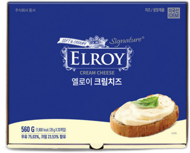 엘로이 크림치즈 포션, 28g, 20개