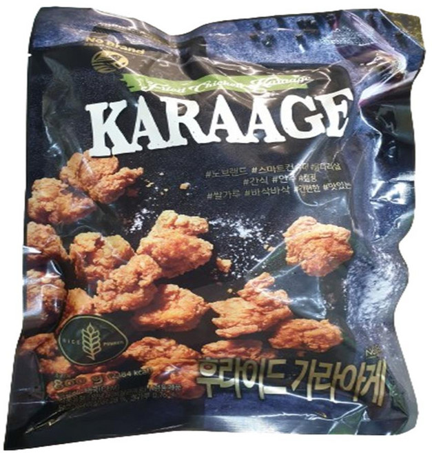 노브랜드 후라이드 가라아게 800g 캠핑 간편식 아이스박스+아이스팩무료, 1개