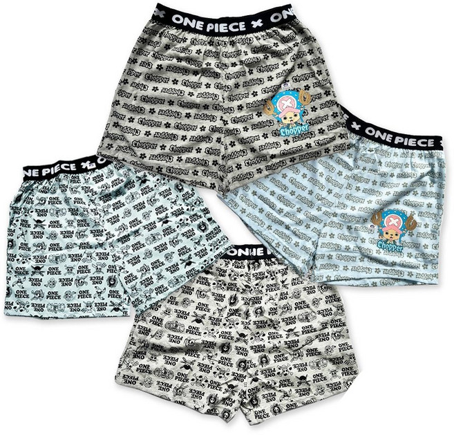 航海王正版授權2件組 - 透氣男童四角褲