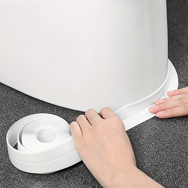 강력 곰팡이 방지 실리콘 욕실 싱크대 방수 테이프 36mm x 3.2m, 3개