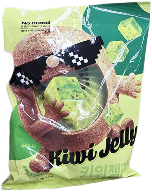 키위젤리, 100g, 1개