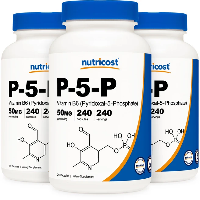 뉴트리코스트 P5P 50mg 240캡슐, 240정, 3개 - 쿠팡