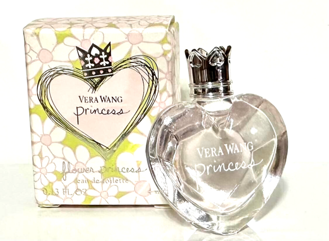 여성용 베라왕 플라워 프린세스 오드뚜왈렛 .13온스 4ml 향수 미니 희귀 184571, 1개