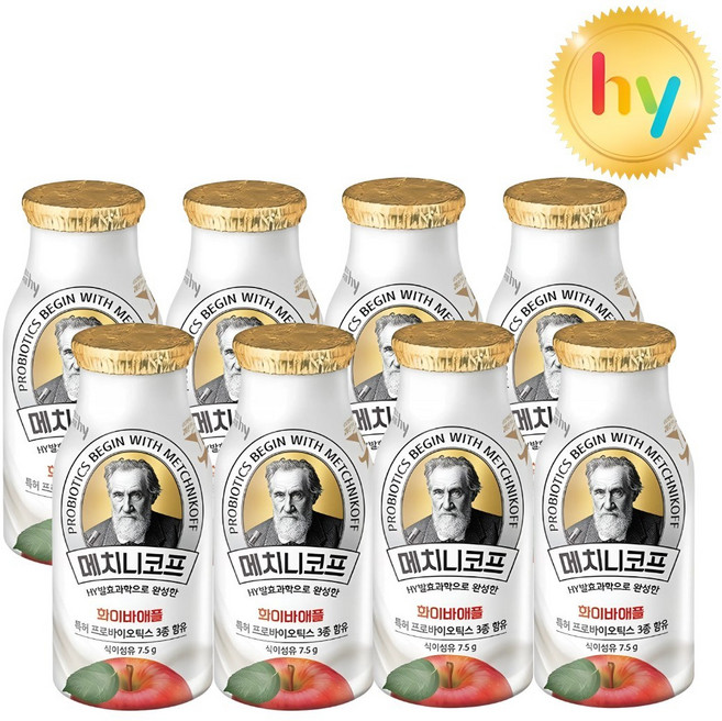 메치니코프 화이바 애플 140ml 8개