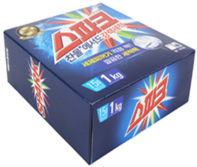 빈티지 애경 스파크 1kg 스파크찬물전용세탁세제10kg