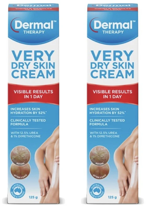 호주 더말 테라피 건조한피부 바디크림 Dermal Therapy Very Dry Skin Cream, 2개, 125g - 쿠팡