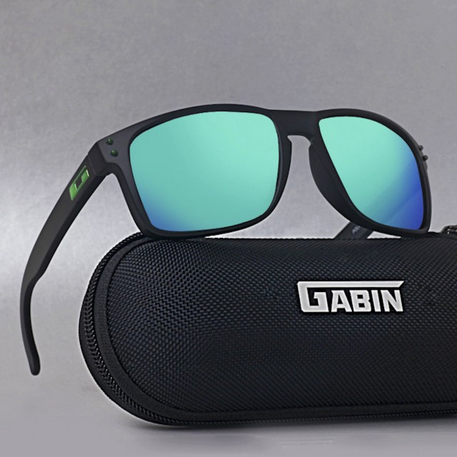 가빈 빅사이즈 편광 스포츠선글라스 G30, C4 블랙 그린미러, 1개